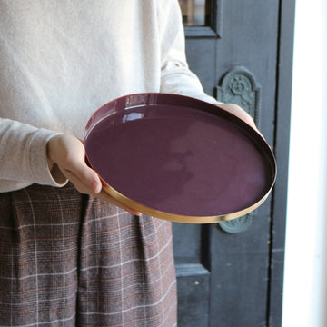 Enamel Round Tray 01